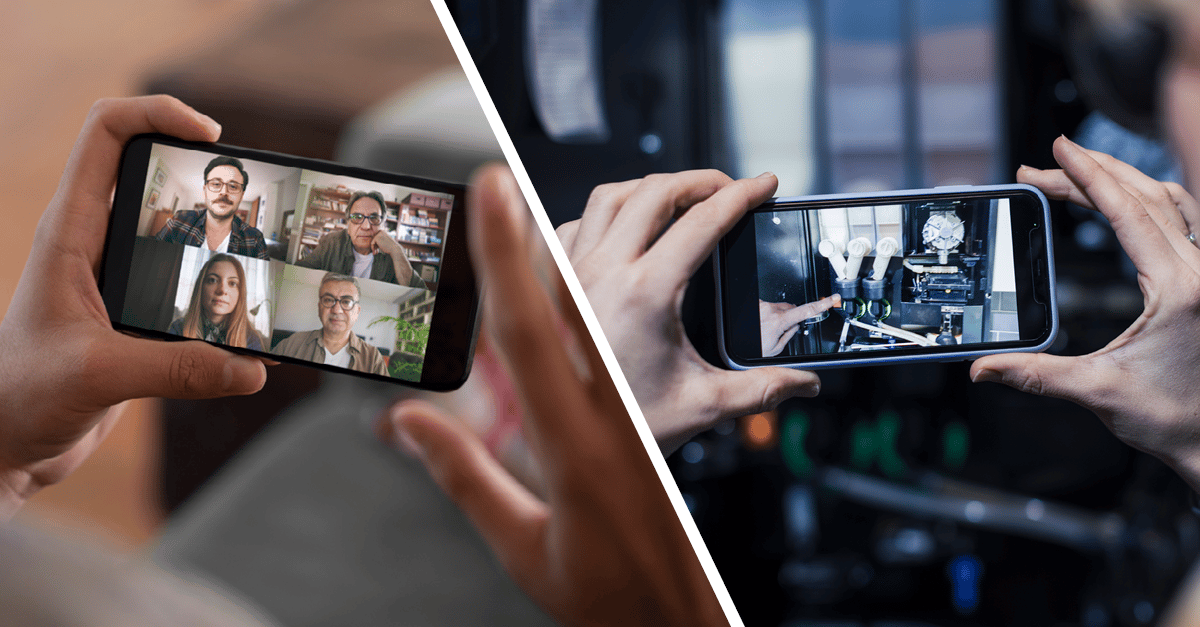 video call vs a remote video support